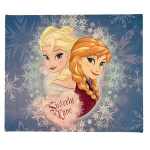 Frozen Canvas Wall Hanging Art Print Walt Disney Elsa‎ and Anna Sisterly Love